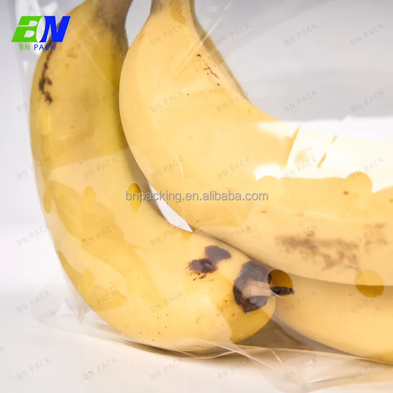 Bolsa de verduras al por mayor, bolsa de frutas con agujero, paquete personalizado