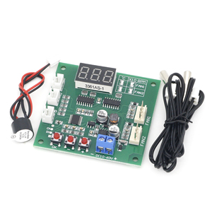 12V24V48V双方向熱放散PWM4線式ファン温度コントローラー温度速度表示停止アラームボード - Product Image 1