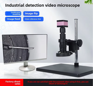 Fuente Fabricante Video Foto Microscopio HDMI Salida de alta definición Microscopio Barato Microscopio 30X-200X - Product Image 5