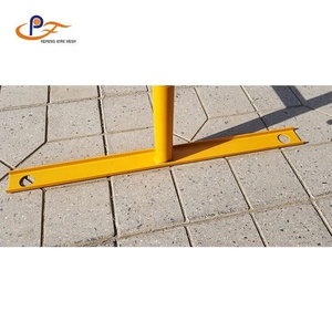 İnşaat kenar koruma bariyeri çit sistemi 2.2m x 1.1m kalabalık kontrolü yaya bariyeri - Product Image 5