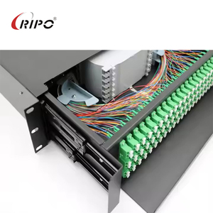 Panel de conexión FTTH de distribución de fibra óptica con 48 conectores y puertos 12/24/72/96/144, para uso en red - Product Image 4