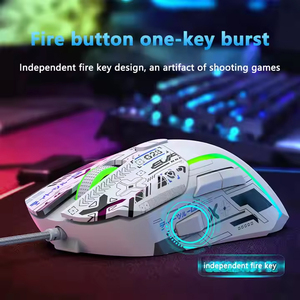 Spiel Wired Mouse Gamer Chicken Macro Programmierung Bunte RGB Competitive Computer Gamer Mouse Makro Shooting Game Mouse - Product Image 5