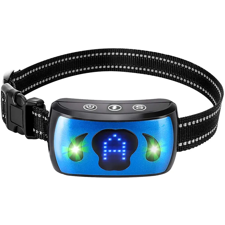 Chống Sủa Kiểm Soát Dog Collar Dog Đào Tạo Clicker Pet Vocal Cat Và Chó Huấn Luyện Viên Rung Không Có Bark Cổ Áo