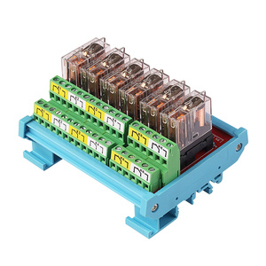 Oshangming 6 Entrada 6 Salida Módulo de relé 12V/24V Módulo de relé IO Board 5A 2NO 2NC para luz - Product Image 1