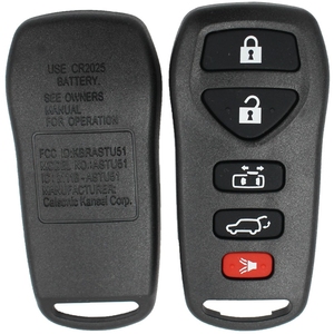 4+1/5 Button Remote Smart Car <strong>Key</strong> Shell Case Fob for Nissan Armada Frontier <strong>Quest</strong> Titan Murano Pathfinder Xterra - Product Image 1
