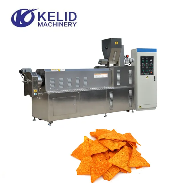 Máquina para hacer tortillas Doritos, línea de procesamiento de Chips de maíz y alimentos, línea de producción de maquinaria