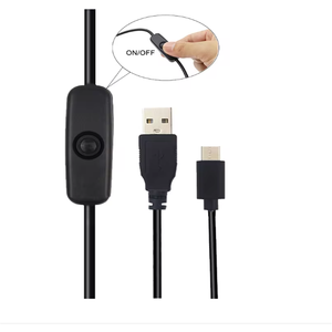 Raspberry PI 4B USB A tipi C arayüzü şarj kablosu için Switch 5V3A güç besleme kablosu ile C tipi elektronik cihazlar