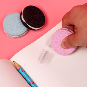 Kawaii Oreo Biscuit Shaped bút chì tẩy dễ thương cao su trường văn phòng phẩm cho trẻ em - Product Image 4