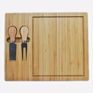 Westgreen cao cấp gỗ sồi thớt gỗ rắn nhà bếp hữu cơ tre gỗ thớt với nước trái cây nhỏ giọt rãnh - Product Image 2