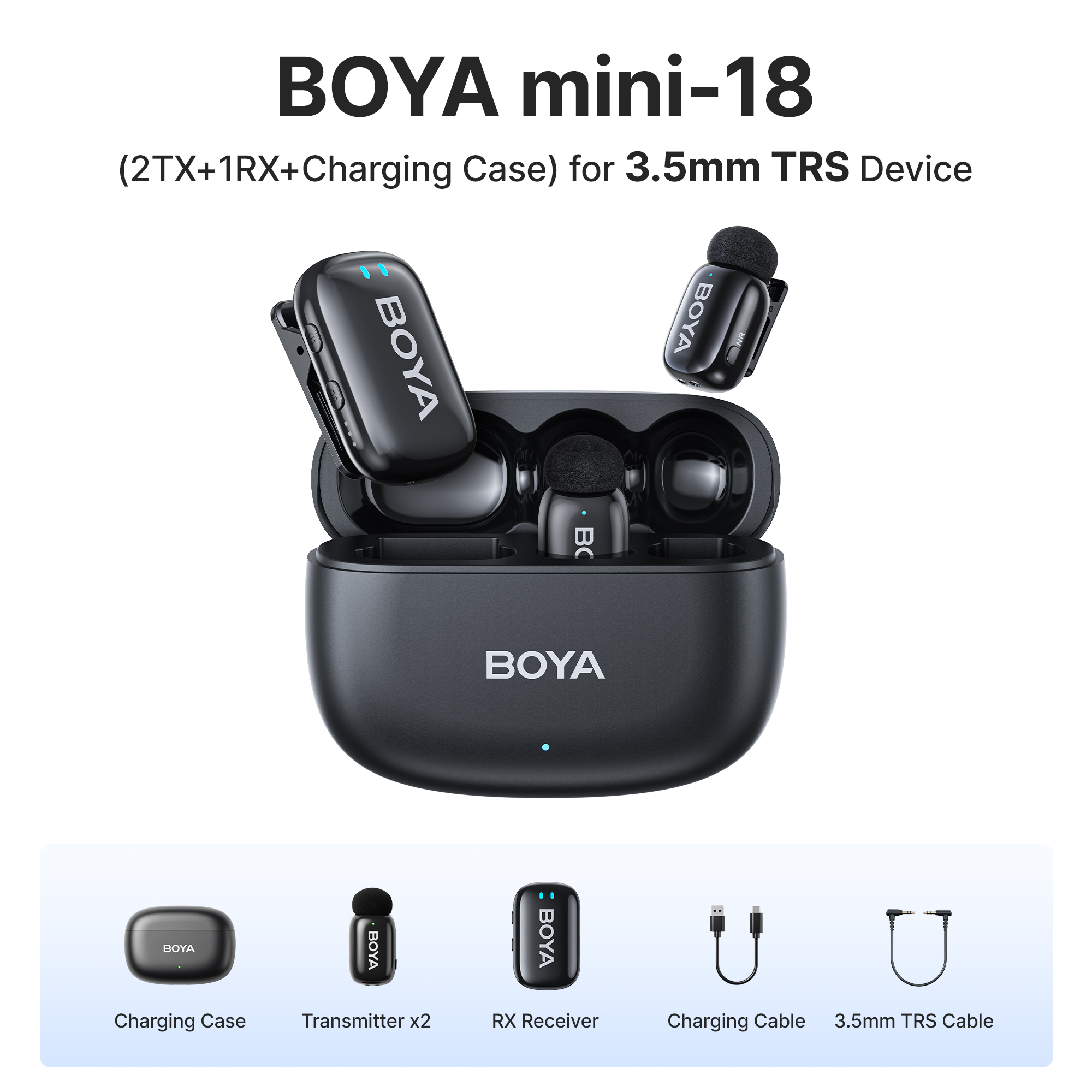 18(2TX + 1RX + CC)+ 3,5 MM