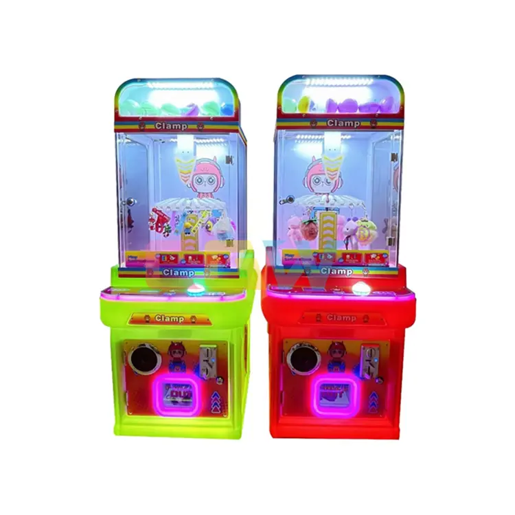 CGW Mais recente Happy Clip Coin Operated Jogo Arcade Prêmio Gift Machine Loteria Toy Vending Machine Hot Sale