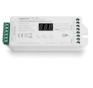 Decodificatore DMX512 Controller LED RDM RGBW a tensione costante a 4 canali - Product Image 1
