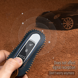 Fabrika kaynağı özel araba anahtarı durum kapağı akıllı uzaktan anahtar kutusu karbon fiber araba anahtarı kapağı kapak Porsche - Product Image 4