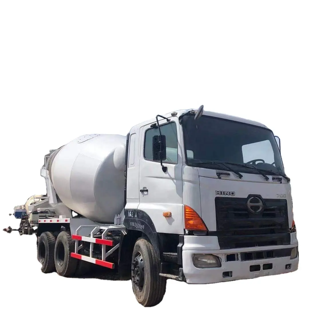 Mélangeurs de camion hino de 10 m3, camion de mélangeur de béton de ciment de 6x4 fabriqué au japon