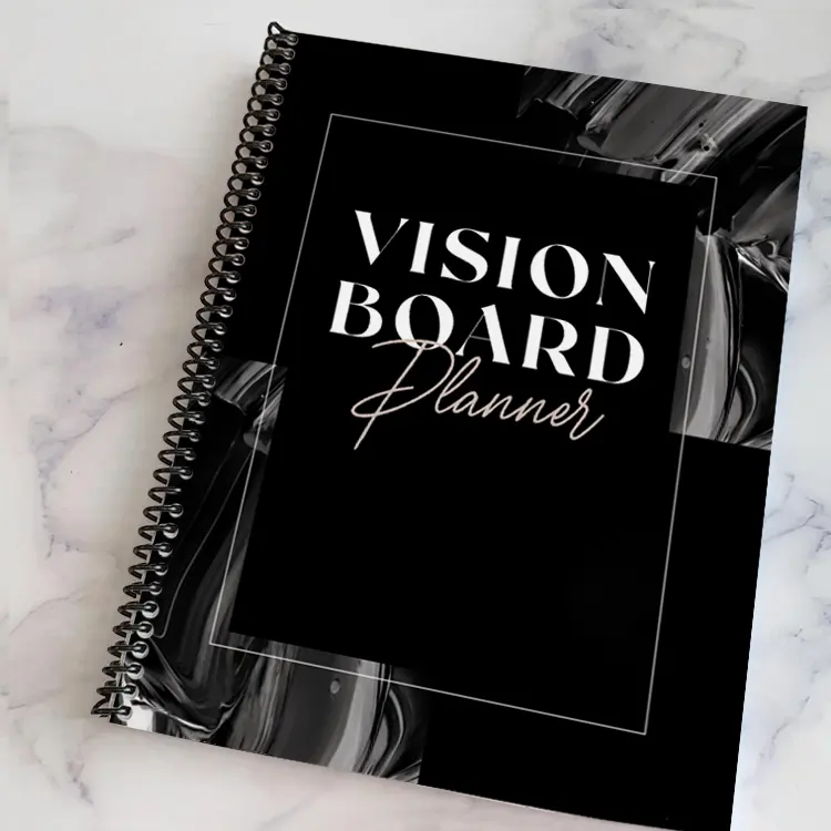 2024 2025 Vision Board Clip Kit Kunstbuch leistungsstarke Vision Boards aus Bildern, Zitaten und Worten erstellen, um Ihr neues Buch zu erreichen