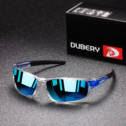 DUBERY 2022 fashion polarized night vision sunglasses trade driving custom men sunglasses hot selling sport glasses