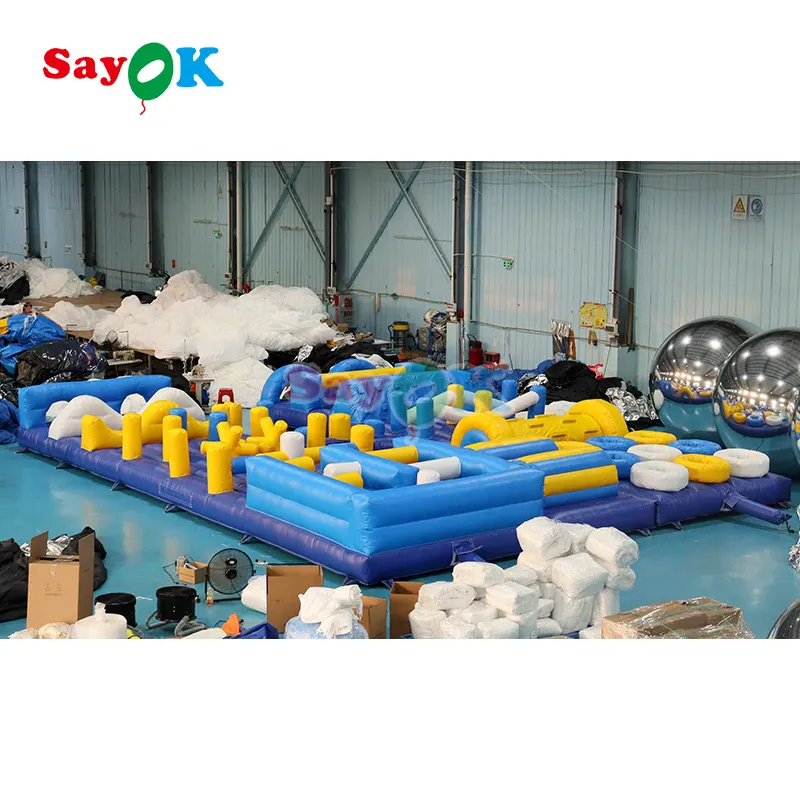 High Quality Inflatable Obstacle Course For Adults Games Sport Giant Wipeout Inflatable Mini Obstacle Course