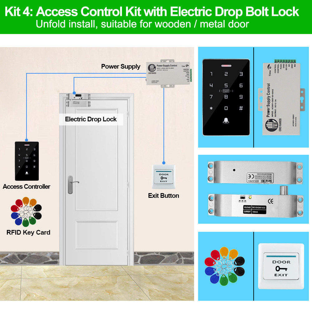 Kit de verrouillage à 4 boulons