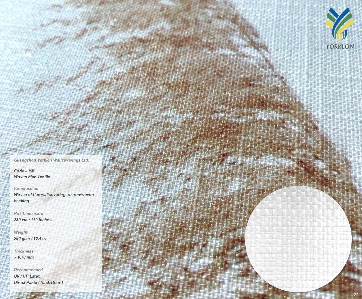 Textile de lin tissé