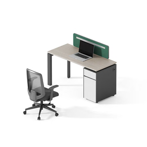 紧凑型设计刨花板办公桌，适用于小空间工作站办公室 - Product Image 3