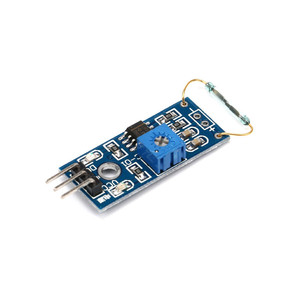 Módulo de Sensor de láminas LM393, interruptor de láminas magnético para Arduino, Kit de bricolaje, módulo de magnetrón, interruptor magnético para Arduino, 1 unidad