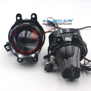 Kolay kurulum yüksek yoğunluklu Spot Toyota kırmızı renk halka düz çizgi için ışık araba Led sis lambası Retroft Projictor - Product Image 6