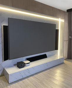 Gratis Verzending Max 150 Inch Huisdier Kristal Alr Ust Vast <span class=keywords><strong>Frame</strong></span> Projector Scherm Voor Projector Met Goede Prijs - Product Image 5