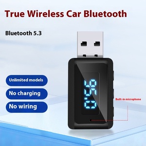 USB BT Receiver 5.3 ABS Material Car FM Stereo <strong>Audio</strong> Transmitter Adapter - Product Image 5