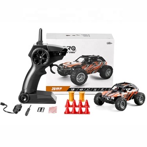 TPR素材2.4Ghz高速20KM/H 4WD 1/32スケール15分再生時間ライト付き子供用RCミニカー - Product Image 1