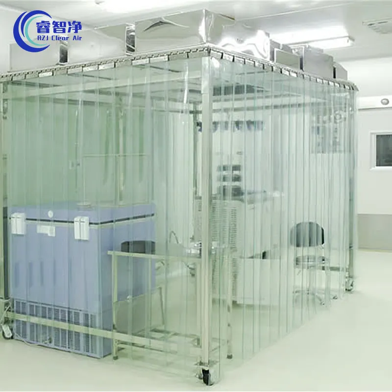 クリーンシェッドGMPHepa空気清浄機フィルターPVCカーテン100ソフトウォールクリーンルーム中国卸売新デザイン