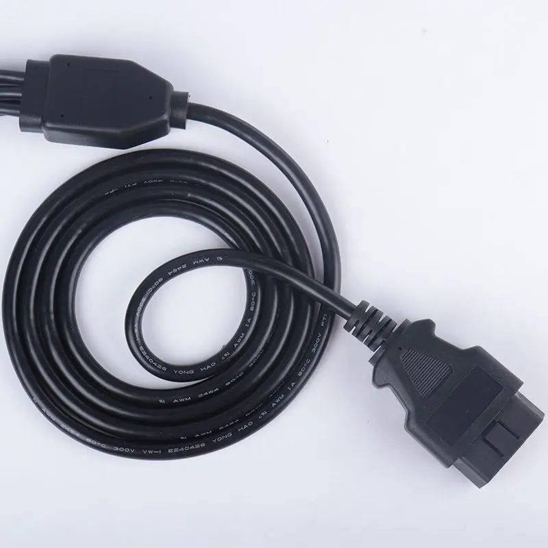 OBD2 1 male to 6 DB9 female interfaces Serial RS232 OBD2 CABLE