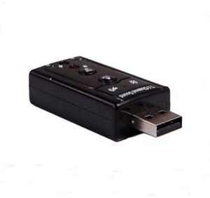 Tarjeta de sonido externa USB Micrófono Altavoz Virtual 7,1 Canal
