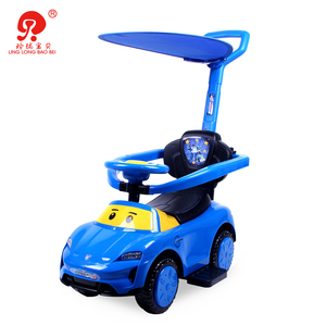 New Model <strong>Red</strong> Cool Design Plastic Children Kids Ride on Push <strong>Car</strong> with Wheels and Canopy - Product Image 5