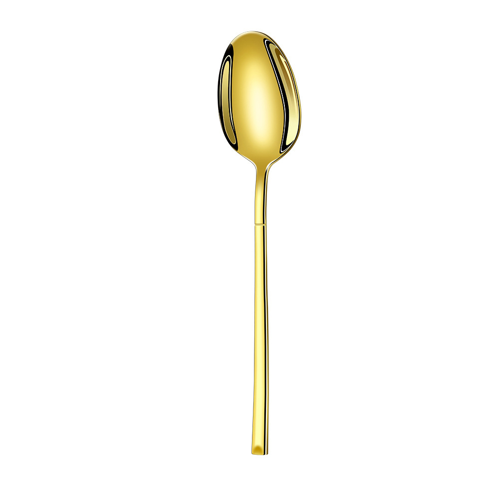 Cuchara de mesa dorada