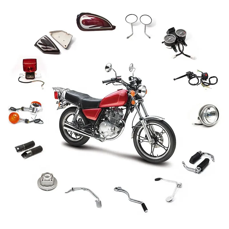 Ventes directes d'usine en gros GN125 pièces de rechange de moto 125CC moteur pièces de moto et accessoires de moto GN