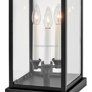 Fancy chính cổng trụ cột ngoài trời bệ đèn lồng trang trí bên ngoài bến tàu gắn đèn vườn nhà hàng rào LED bài ánh sáng - Product Image 4