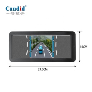 1080P HD electrónicos espejo retrovisor con doble cámara Asistente de conducción sistema - Product Image 3