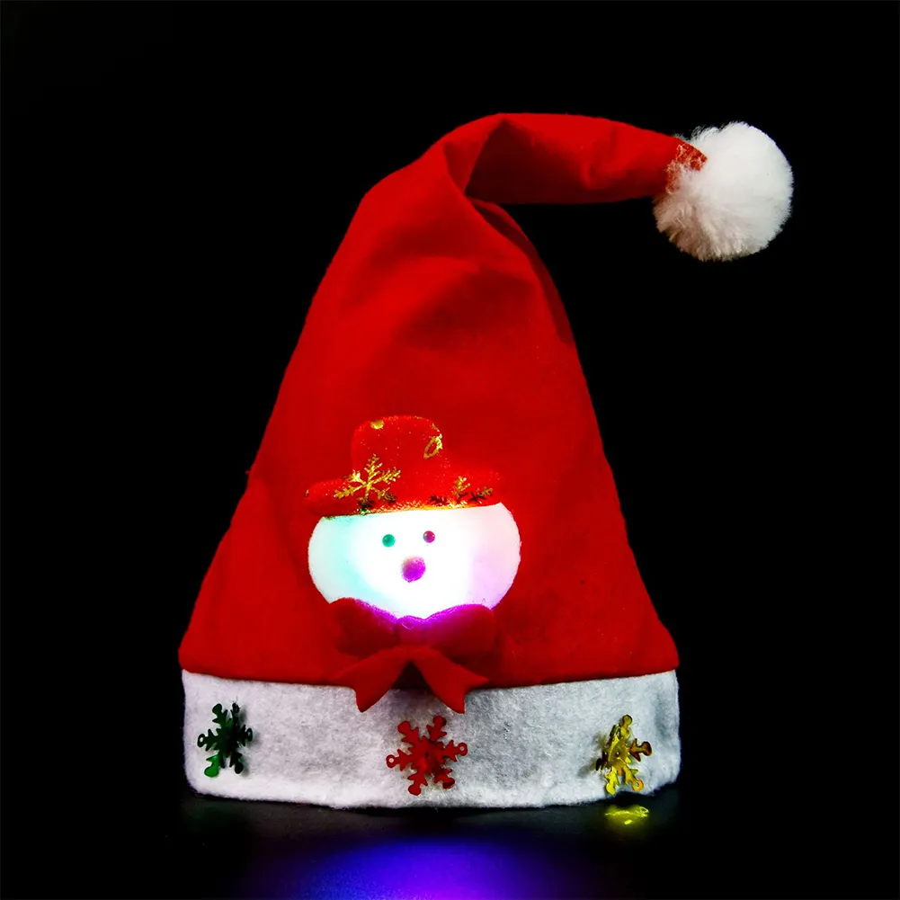 축제 파티 장식 레드, 크리스마스 모자 비 짠 울트라 소프트 산타 모자 어린이 성인 클래식 산타 클로스 크리스마스 모자/