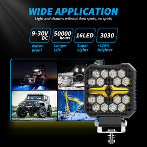 ไฟขับขี่ LED 4นิ้วไฟออฟโรด LED ไฟทำงาน LED กำลังสูงสำหรับรถออฟโรดและยานพาหนะภูมิประเทศทุก4x4 - Product Image 6