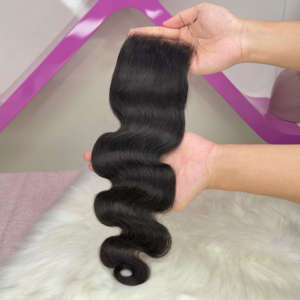 XBL 4x4 Body Wave Curl Virgin Cuticle Aligned Raw Human Hair 100% Unprocessed Brazilian HD Lace Closure Frontal Hair <strong>Bundle</strong> - Product Image 6