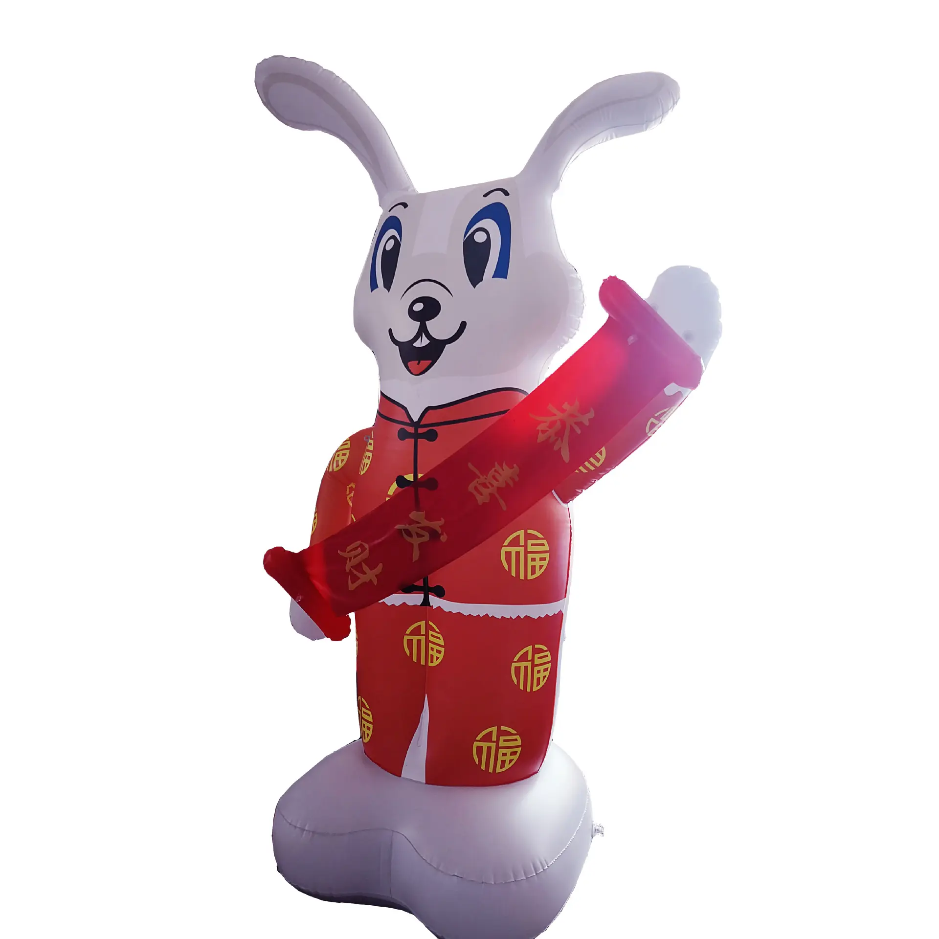 Factory Price Customized Inflatable Advertising Cartoon Outdoor Inflatable Giant New Year Bunny Advertising