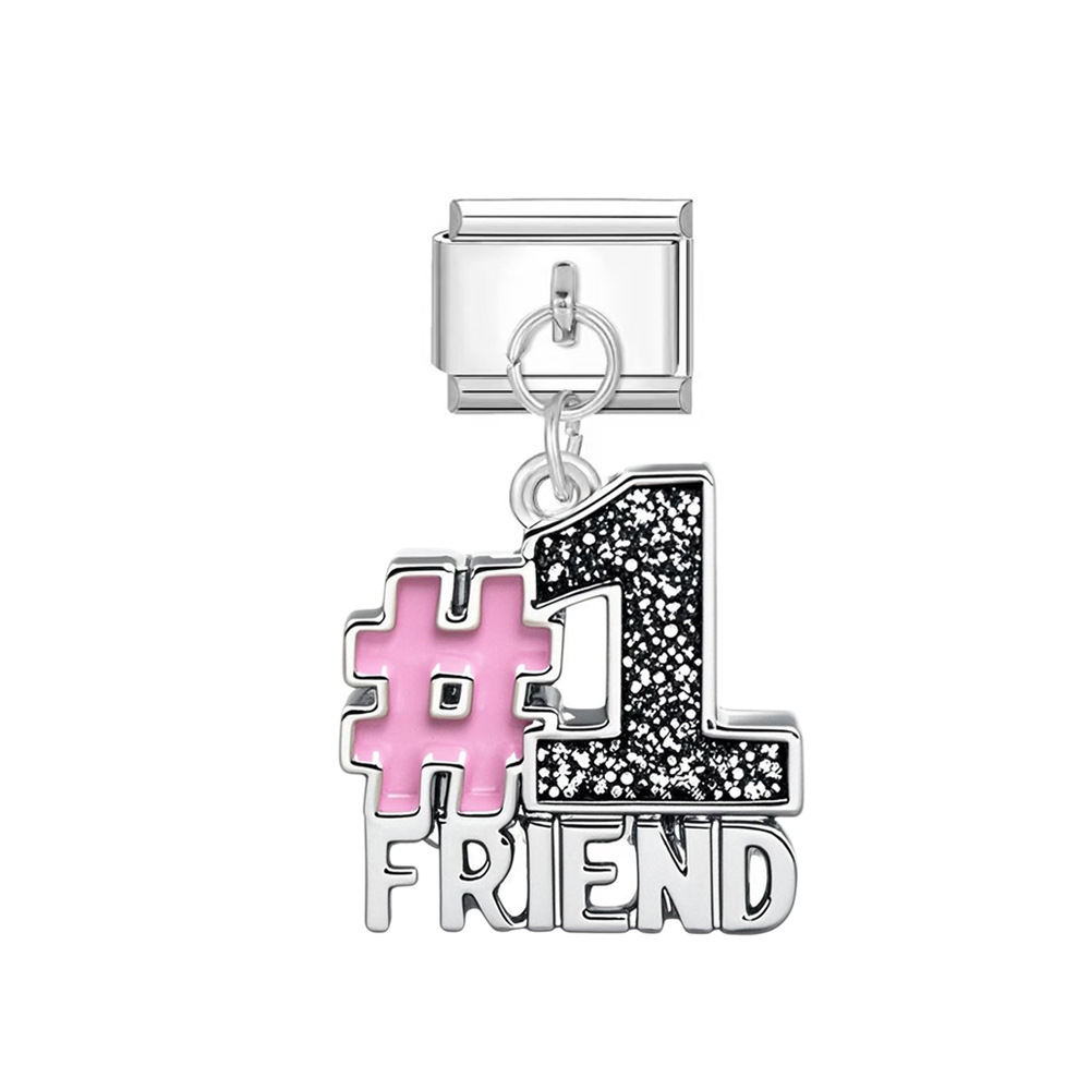 Digital-module silver buckle