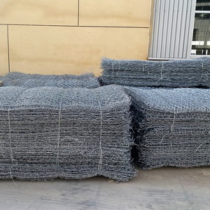 Scatola esagonale rivestita Galfan del gabbione della rete metallica 4x1x1 m per la protezione della banca del fiume