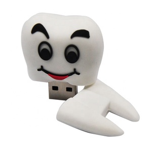 สร้าง 3D ที่กำหนดเองฟันรูปแฟลชไดรฟ์ที่กำหนดเอง USB Flash Disk, high Speed cartoon USB Flash Drive 8GB LFN-211 - Product Image 4