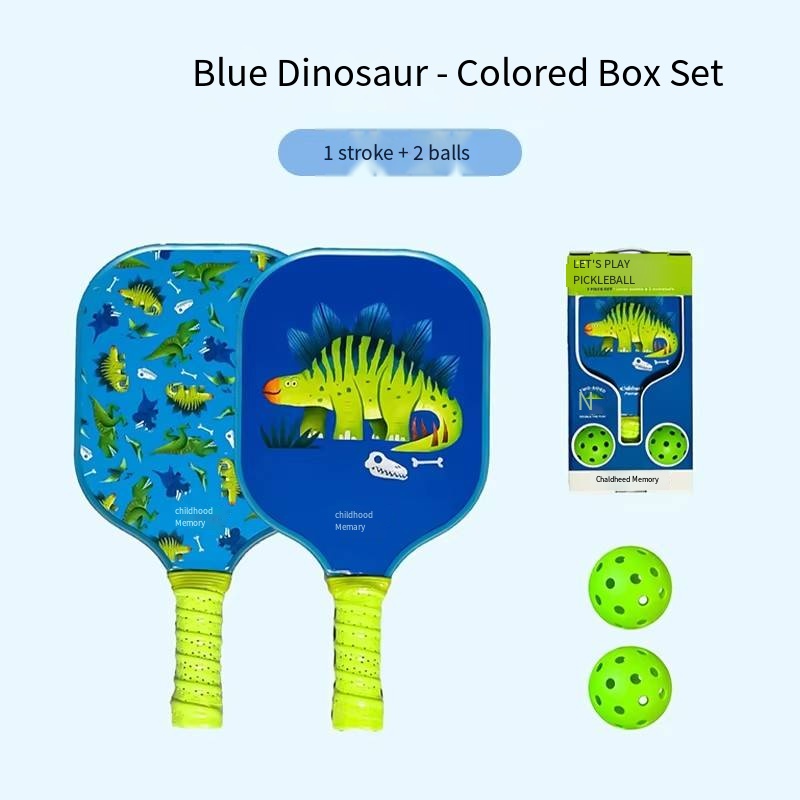 Blue dinosaur-color box packaging-buy 1 get 2 balls
