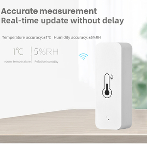 Tuya Smart <strong>Temperature</strong> <strong>Humidity</strong> <strong>Sensor</strong> WiFi APP Remote Monitor for Smart Home SmartLife Work With Alexa Google Assistant