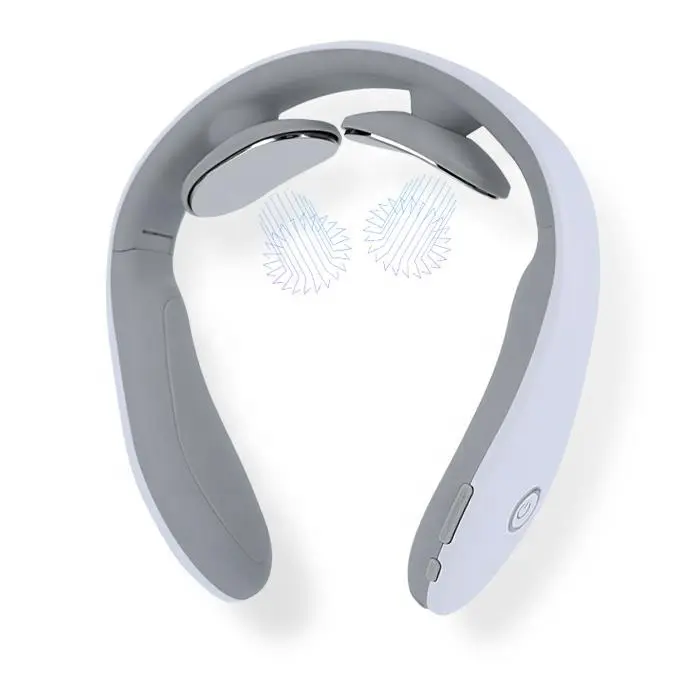 Massager di Terapia di Smart Elettrica Intelligente A Infrarossi Impacco Caldo di Spalla Strumento Elettrodi Bianco di Massaggio del Collo