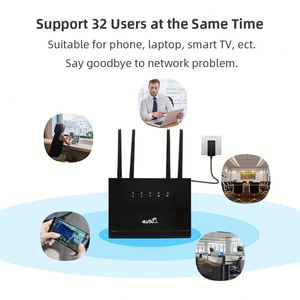 เราเตอร์ dnxt 4G WiFi สำหรับบ้าน LTE CPE พร้อมซิมการ์ดบริการอินเทอร์เน็ต Wi-Fi ไร้สายบรอดแบนด์แชร์ WR710