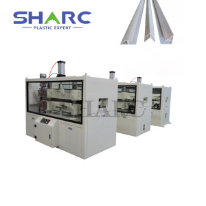 Fabrika fiyat PVC plastik köşe boncuk/PVC köşe boncuk/delikli açı boncuk yapma makinesi pvc profil ekstrüzyon makinesi