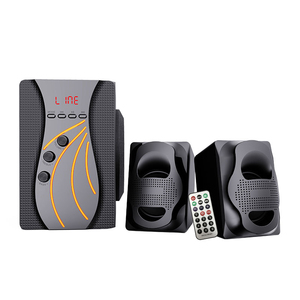 Altavoz LED para computadora con entrada RCA Altavoz activo profesional 2,1 para audio multimedia